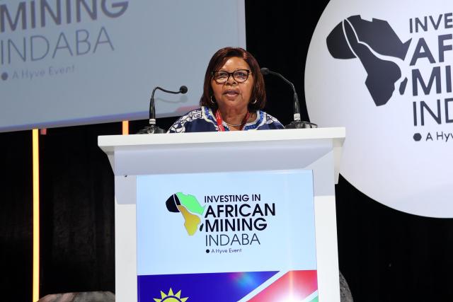 CAPE TOWN, 12 February 2026 - The High Commissioner of Namibia to South Africa, Nangula Frieda Ithete, during the Namibia Country Showcase at the Mining Indaba in Cape Town, South Africa on Wednesday.

(Photo by: Chelva Wells) NAMPA