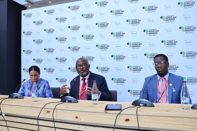 CAPE TOWN, 11 February 2026 - Jude Uzonwanne CEO, Africa Gold Council during a panel discussion on regional mineral value chains at the African Mining Indaba in Cape Town, South Africa, on Wednesday.

(Photo by Chelva Wells) NAMPA 