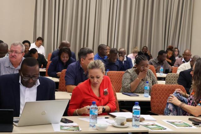 WINDHOEK, 13 FEBRUARY 2026 - Several key figures tasked with safeguarding the agricultural sector convened at the NIPAM Centre in Windhoek on Friday for a Multi-Sectoral Meeting on Foot and Mouth Disease Preparedness, led by the Directorate of Veterinary Services. (Photo by: Uakutura Kambaekua) NAMPA.