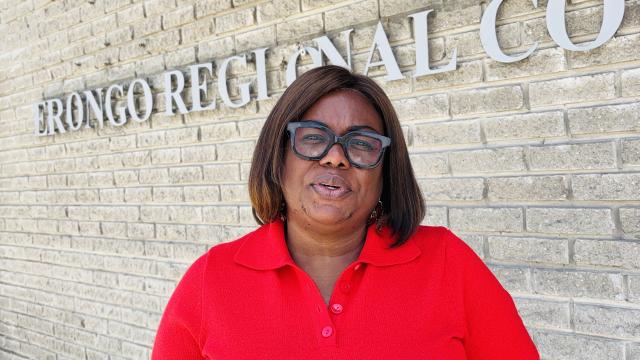 SWAKOPMUND, 18 February 2026 - Councillor of the Omaruru Constituency Hendrina Gebhardt. (Photo by: Isabel Bento) NAMPA