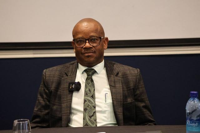 SWAKOPMUND, 26 February 2026 - Secretary to the National Council, Advocate Tousy Namaseb at a media briefing in Swakopmund on Thursday. (Photo by: Isabel Bento) NAMPA