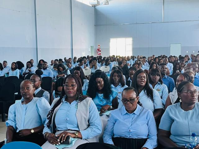 ONDANGWA, 27 February 2026- Teachers from various schools in Onathinge circuit during the Onathinge circuit annual staff conference held at Ondangwa trade fair centre.

(Photo: Max Henrich) NAMPA 
