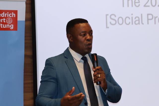 WINDHOEK, 03 March 2026 - Economist Mally Likukela (Photo: Andreas Thomas) NAMPA