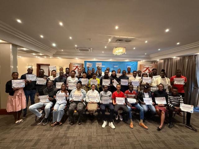 WINDHOEK, 03 March 2026 - MTC 4 Life 2025 Trainees. (Photo: Contributed) NAMPA 