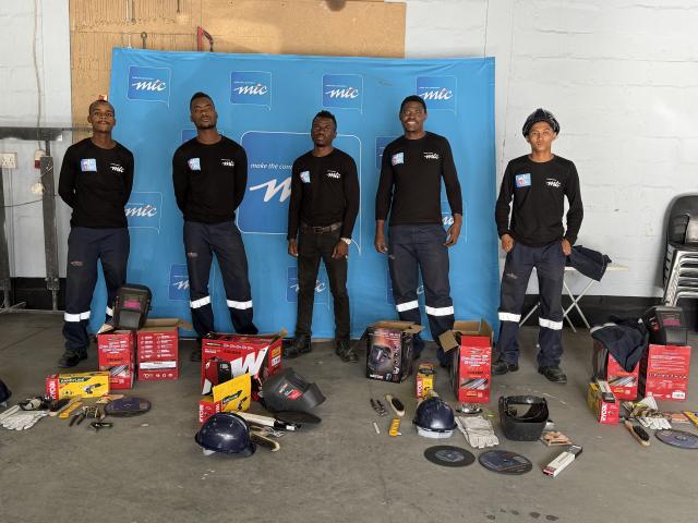 WINDHOEK, 03 March 2026 - MTC 4life 2025 welding Trainees. (Photo: Contributed) NAMPA