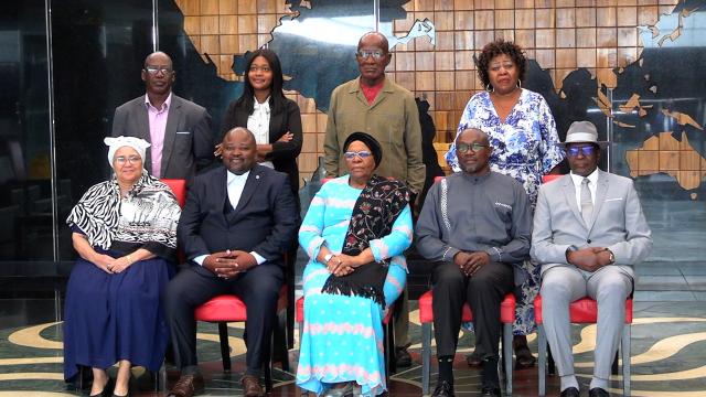 WINDHOEK, 06 March 2026 - The President and a delegation from South West Africa National Union (SWANU) during a courtesy visit and consultation meeting at State House..(Photo by: Esther Gabriel)NAMPA