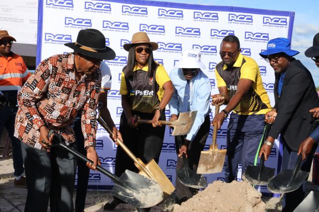 OSHAKATI, 09, March 2026 - The Ohangwena regional goveorn Kadiva Hamutumwa during the official groundbreaking ceremony of the Ohaingu Constituency basic sports facitity. (Photo: contributed) 
