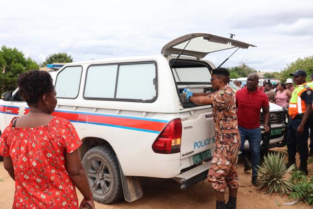 OTJIWARONGO, 09 March 2026 - The murder scene on Monday at Otjiwarongo. (Photo by: Mulisa Simiyasa) NAMPA 
