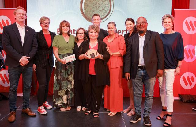 WINDHOEK, 10 MARCH 2026 - Estate agents pose for a photo at the Bank Windhoek Central Estate Agent Awards in Windhoek. (Photo: Contributed) NAMPA 