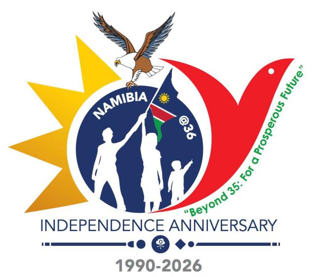 OSHAKATI, 10 March 2025- National Independence Celebration logo for 2026. (photo: contributed) 