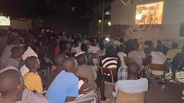 ONTANANGA, 11 March 2026- Ontananga Secondary School learners during the film screening show at their school on Wednesday.

(Photo: MICT Oshikoto)