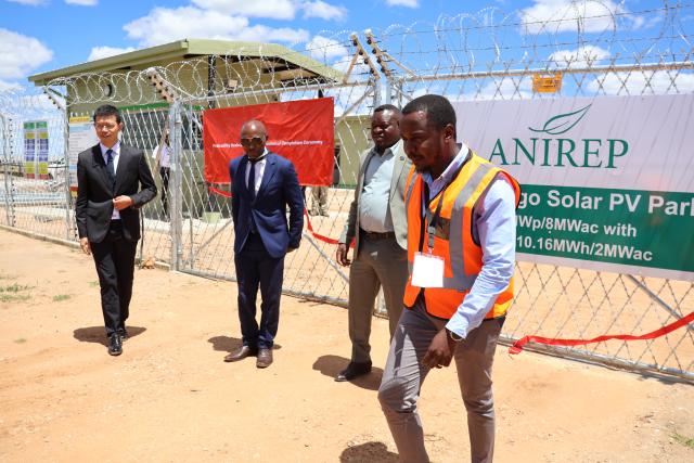 OTJIWARONGO, 12 March 2026 - The official commissioning of the Otjiwarongo ANIREP-HopSol solar plant Thursday afternoon at the town. (Photo by: Mulisa Simiyasa) NAMPA