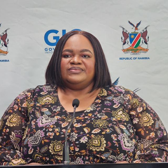 WINDHOEK, 13 MARCH 2026 - Minister of Home Affairs, Immigration, Safety and Security, Lucia Iipumbu. (Photo by: Molly Weyulu) NAMPA