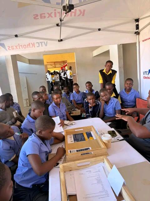 SESFONTEIN, 14 March 2026- School Learners during Kunene Regional Career Fair. (Photo: Contributed) NAMPA 
