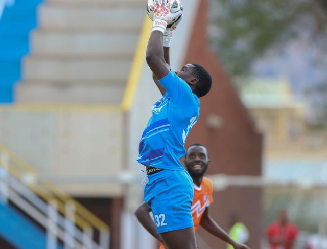 WINDHOEK, 14 March 2026 - Eeshoke Chula Chula's goalkeeper, Sibeso Musipili which in action against UNAM at the UNAM Stadium during round 25 of the Namibia Premier Football League. The match ended in a goalless draw. (Photo by: Hesron Kapanga) NAMPA