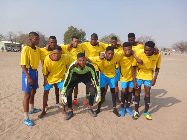 TSUMKWE - Local football teams from Tsumkwe geared for Youth Cup (Photo: Contributed) NAMPA 