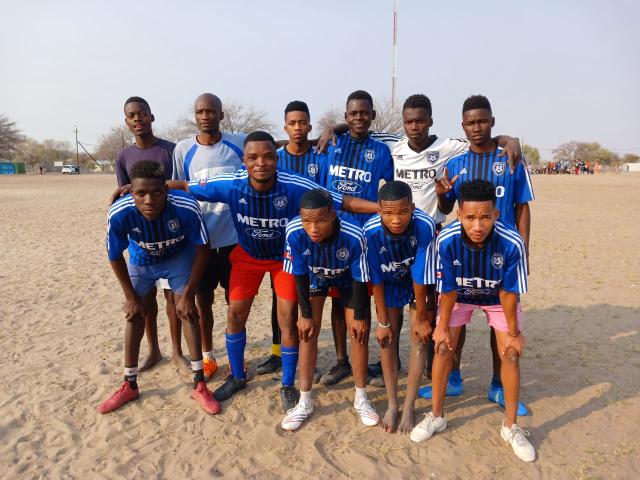 TSUMKWE  - Youth teams from Tsumkwe prepared for the Open tournament (Photo: Contributed) NAMPA 