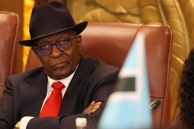 WINDHOEK, 20 March 2026 - The Director General of the National Planning Commission, Dr Kaire Mbuende at the one-day Working Visit by President Duma Boko of Botswana at State House on Friday. (Ali Negumbo) NAMPA 