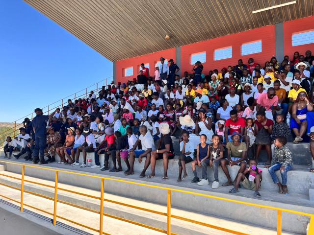 OPUWO, 21 March 2026- Residents of the Kunene Region at the Herberth Konradi Stadium in Khorixas during Namibia’s 36th Independence Anniversary on Saturday. (Photo: Contributed) NAMPA 