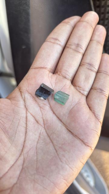 NEU-SCHWABEN, 22 March 2026 - Raw tourmaline extracted in a mining pit at the Neu-Schwaben small-scale mining settlement. (Photo by: Isabel Bento) NAMPA