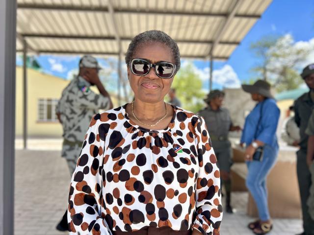 ETOSHA, 27 March- Minister of Environment, Forestry and Tourism, Indileni Daniel. (Photo by Eba Kandovazu). NAMPA