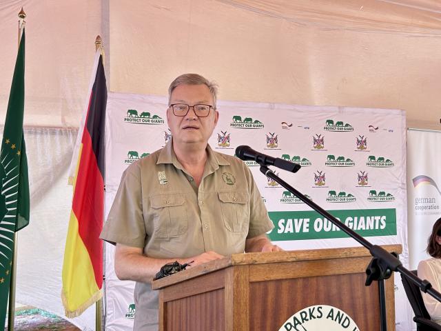 ETOSHA, 28 March- Germany’s Ambassador to Namibia, Thorsten Hutter. (Photo by Eba Kandovazu). NAMPA