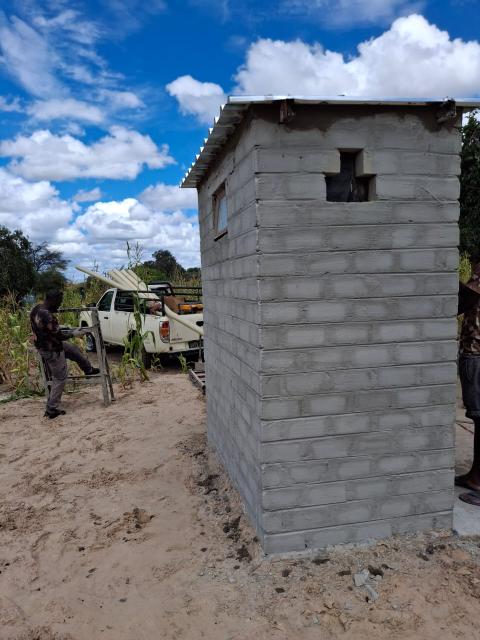 NKURENKURU, 31 March 2026 - The construction of toilets constructed by Kavango West Regional Council.

(Photo: Contributed )
