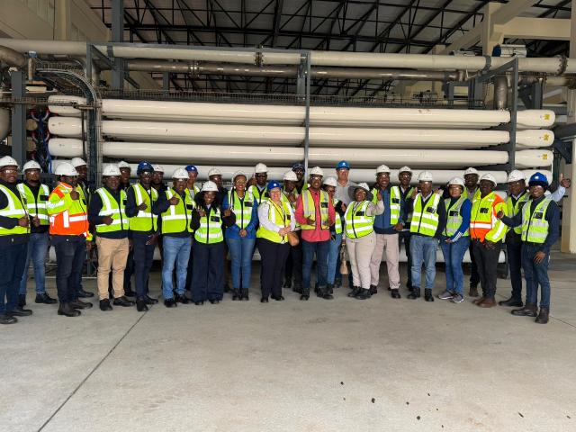 WLOTZKASBAKEN, 31 MARCH 2026 - A delegation of different utilities leaders and representatives from Southern Africa went on a familiarisation visit to the Orano Desalination Plant at Wlotzkasbaken as part of the Water Utilities Executive Leadership Conference taking place at Swakopmund. (Photo contributed )