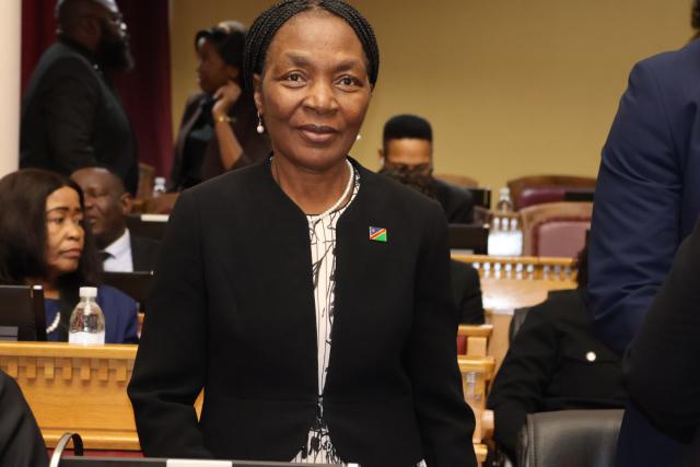 WINDHOEK, 08 April 2026 - Finance Minister, Ericah Shafudah, pictured during the State of the Nation Address by President Netumbo Nandi-Ndaitwah. (Photo by: Ali Negumbo) NAMPA