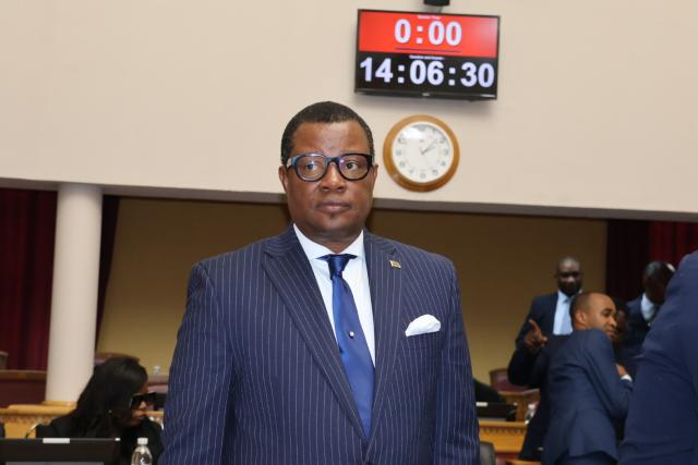 WINDHOEK, 08 April 2026 - President of the Popular Democratic Movement, McHenry Venaani, at State Of the Nation Address (SONA) by President Netumbo Nandi-Ndaitwah. (Photo by: Ali Negumbo)NAMPA
