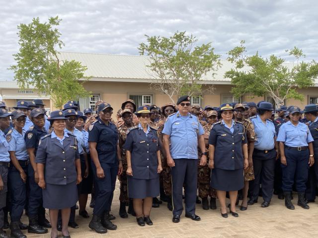 MARIENTAL, 10 April 2026- The Hardap region female Namibian Police force officers commemorate 16th anniversary of Women’s Network