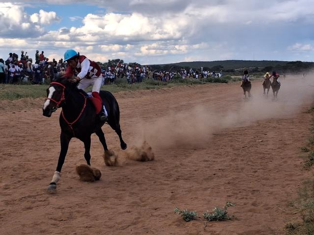 OPUWO, 15 April 2026 - A horse and rider in full stride during a race at Opuwo. (Photo: Contributed) 