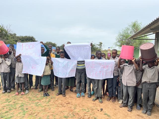 CANCHANA, 15 April 2026- Residents of Canchana village and students at Rainer Mungungu Combined School in Tondoro Constituency, have been without electricity and water since a Nored transformer failed on 31 March.

(Photo: Lylie Joel)
NAMPA