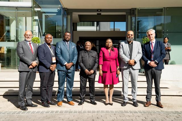 WINDHOEK, 21 APRIL 2026 - Industry leaders pose for a photo at the 2026 Upstream Oil and Gas Local Suppliers Workshop. (Photo: Contributed) NAMPA 