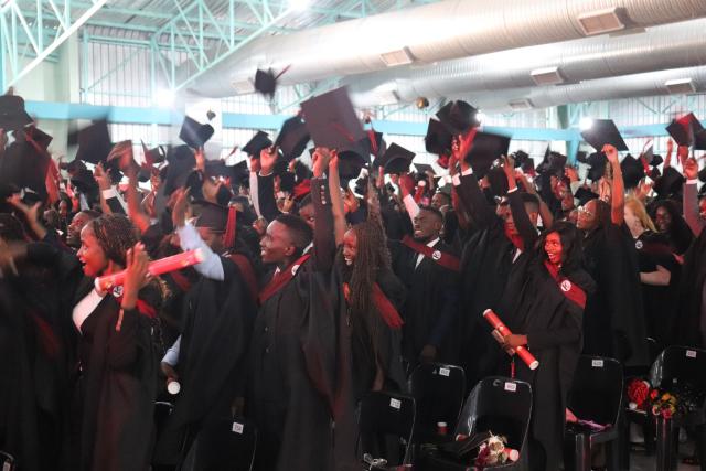 OSHAKATI, 22 April 2026 - A total of 901 graduates from the University of Namibia’s (UNAM) northern campuses, drawn from the Faculties of Education and Human Sciences, Agriculture, Engineering and Natural Sciences, and Health Sciences and Veterinary Medicine, during the graduation ceremony in Ongwediva. ( photo: Ester Hakaala) NAMPA