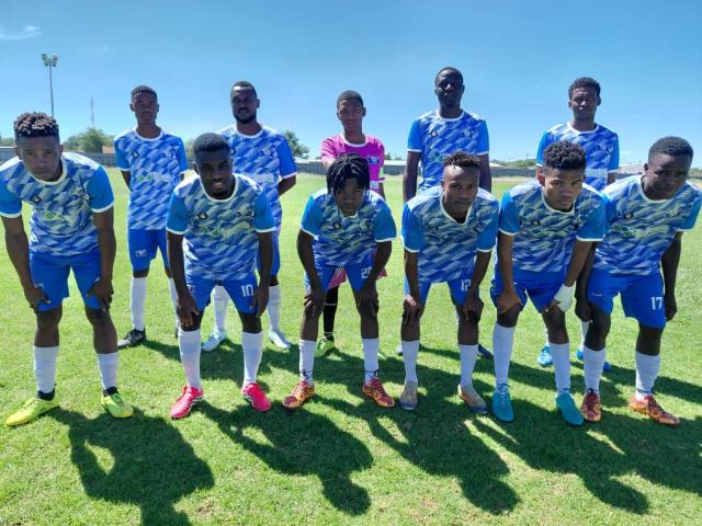 OPUWO, 28 APRIL 2026- Aweh United FC first line up during the Kunene Regional Football League Second Division. (Photo: Contributed) NAMPA 