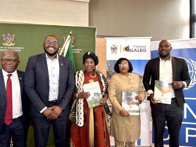 Windhoek, 29 April 2026- Governor of Khomas, Sam Nujoma, Governor of Zambezi, Dorothy Kabula and Governor of Kavango West , Verna Sinimbo. (Photo by Eba Kandovazu). NAMPA