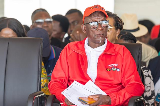 OLUKEKETE, The Cassinga  massacre survivor Ignatius Mwanyekange during the Cassinga day commemoration at Okalukekete village in the Omusati region on Monday . (photo: Contributed). 