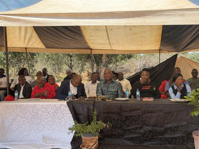KAMUPUPU, 04 May 2026 - Swapo leaders urged Namibians to honour national sacrifices through unity and service at the 48th commemoration of Cassinga Day at Kamupupu village in the Kavango West Region on Monday. (Photo by: Lylie Joel) NAMPA