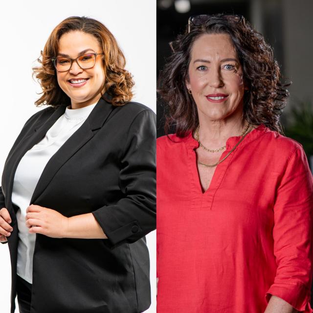 WINDHOEK, 06 MAY 2026 - Newly appointed Bronwyn Moody as its Head of Strategic Communication and Social Impact at Bank Windhoek (left) and Newly appointed Elize Smith Head at  Capricorn Private Wealth (Right). (Photos: Contributed) 