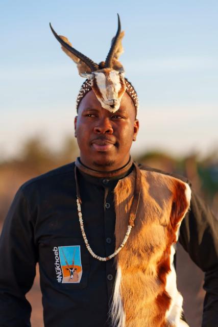 REHOBOTH, 13 May 2026- Senior Traditional Councillor of the ǃAinîdaman Traditional Community, Gaob Kawango, says ǂNūkhoen suffering is overlooked in colonial narratives

(Photo: Contributed)
NAMPA