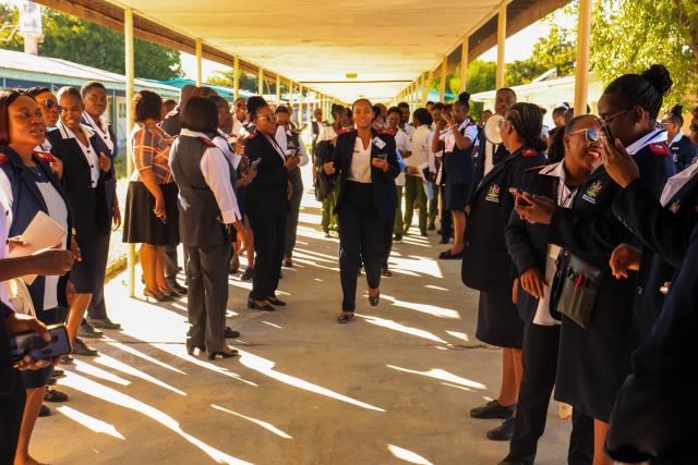 OSHAKATI, 13 May 2026- Nurses from Oshakati Intermediate Hospital during the International Nurses Day commemorations on Tuesday. (photo: Ester Hakaala) NAMPA
