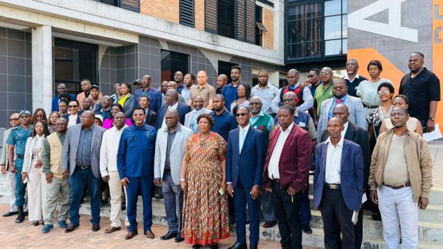 KATIMA MULILO, 19 May 2026 - A regional group photo of the participants to the National Anti- Corruption Strategy & National Ethics and Anti-Corruption Policy Framework Regional Consultative Meeting at Katima Mulilo's Zambezi Regional Council on Tuesday.

(Photo: Michael Mutonga Liswaniso) NAMPA
