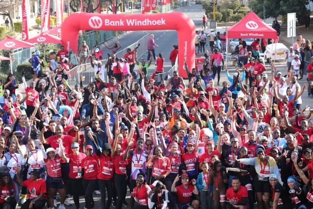 WINDHOEK, 21 May 2026 - Bank Windhoek  Red Run event 2025. (Photo: Contributed) 