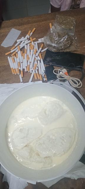 KATIMA MULILO, 24 May 2026 - Three suspects aged 60, 33 and 17 years are expected to appear in the Katima Mulilo Magistrate Court on Tuesday after they were intercepted and arrested for possession of cannabis hidden under the buckets of food during inmates' visiting hours here on Sunday morning.

(Photo: Contributed)

