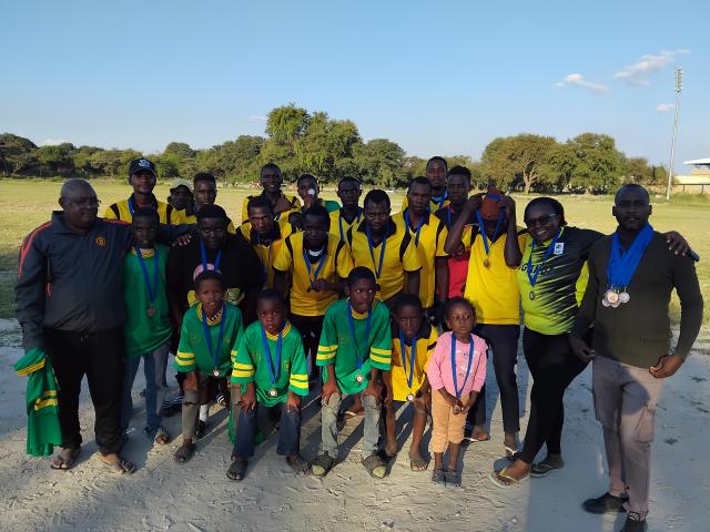 KATIMA MULILO, 24 May 2026 - Recently crowned Regional Preliminary NFA Cup Champions Bright Stars FC with 36 points won bronze medals at the concluded Zambezi Regional Second Division League on Sunday.

(Photo: Michael Mutonga Liswaniso) NAMPA



