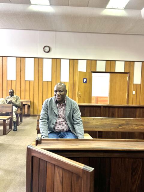 Windhoek, 29 May- Patrick Geingob, murder accused. (Photo by Eba Kandovazu) NAMPA