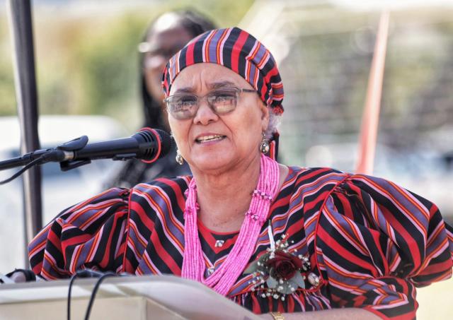 OSHAKATI, 29 May 2026 - Vice President Lucia Witbooi during the official opening of the Oshakati totem expo 2026, 12th edition. (Photo: contributed) 