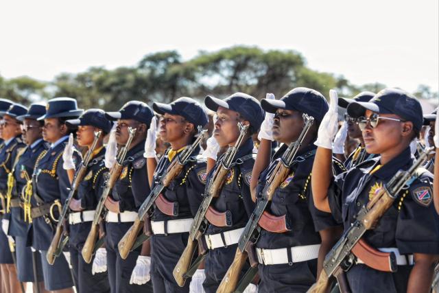 GOBABIS, 05 June 2026 - 670 cadet constables trained at Pius Joseph Kaundu Training Centre graduated in Omaheke region (Photo: Contributed) NAMPA 