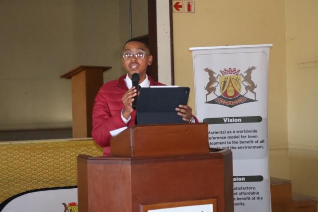 MARIENTAL, 12 June 2026 (NAMPA)- Mariental municipality councilor William Minnie, encouraged learners to dream beyond their circumstances and become innovators, at the official opening of the Mariental Career Fair

(Photo: contributed)
NAMPA